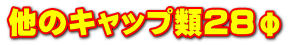 他のキャップ類２８φ